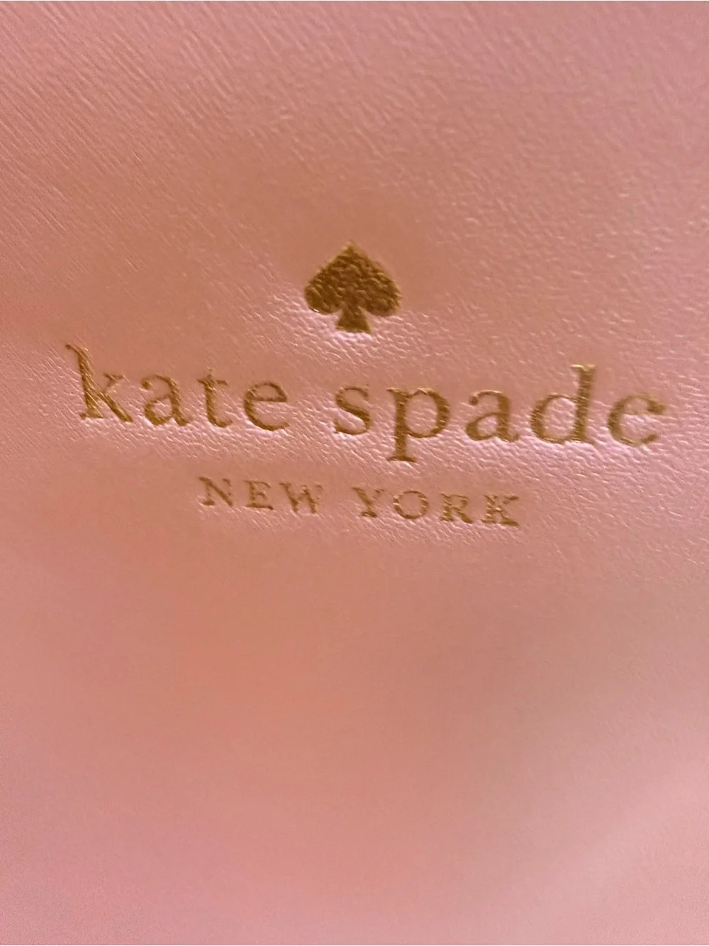 kate spade Lavender and Cream Crossbody with Gold Logo
